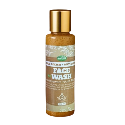 Gold polish + Anti Aging Face Wash