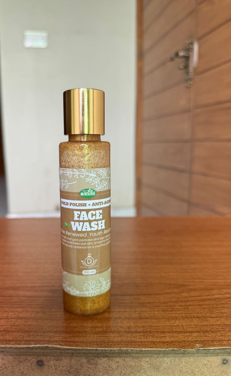 Gold polish + Anti Aging Face Wash - Image 2